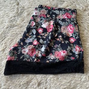 EUC Band of Gypsies Floral Shorts
